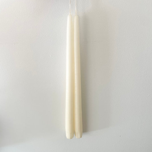 Taper Candle Ivory 12"