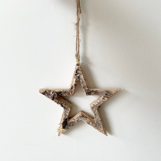 Birch star Ornament