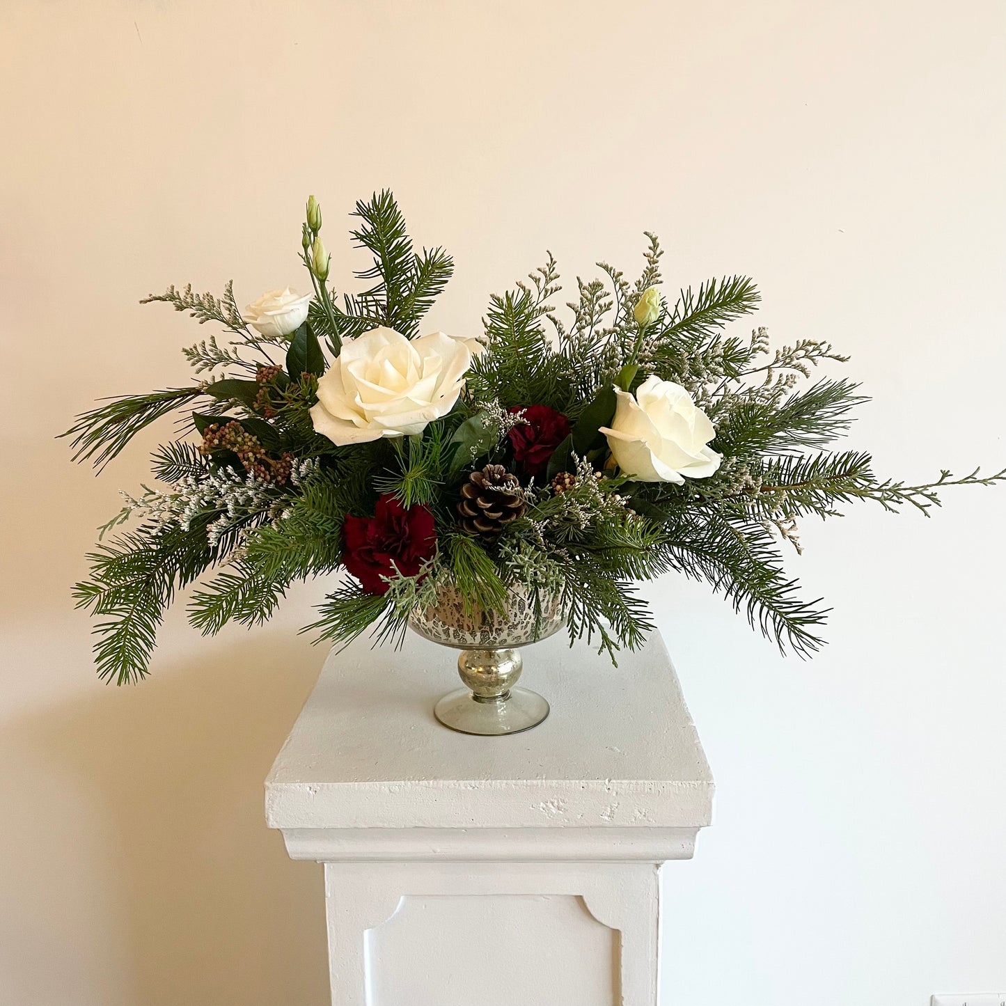 Holiday compote arrangement