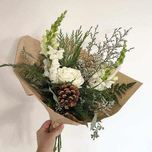 Holiday Hand-tied bouquet